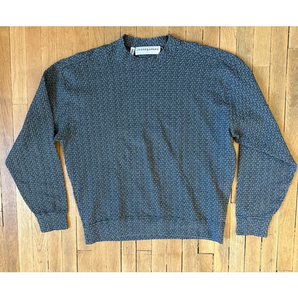 Jhane Barnes Knit Long Sleeve Mockneck Pullover Size Large - Picture 1 of 4